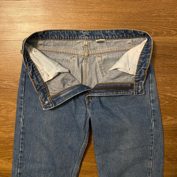 Vintage 90’s Levi 505 Orange Tab Relaxed Fit Jeans - Picture 4 of 7